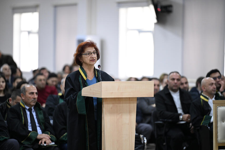 Ermənistan vətəndaşlarının məhkəməsində 6 təqsirləndirilən şəxsin vəkili müdafiə çıxışı edib