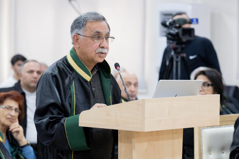 Ermənistan vətəndaşlarının məhkəməsində 6 təqsirləndirilən şəxsin vəkili müdafiə çıxışı edib