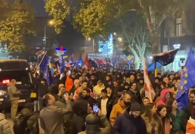 В Грузии проходит митинг оппозиции