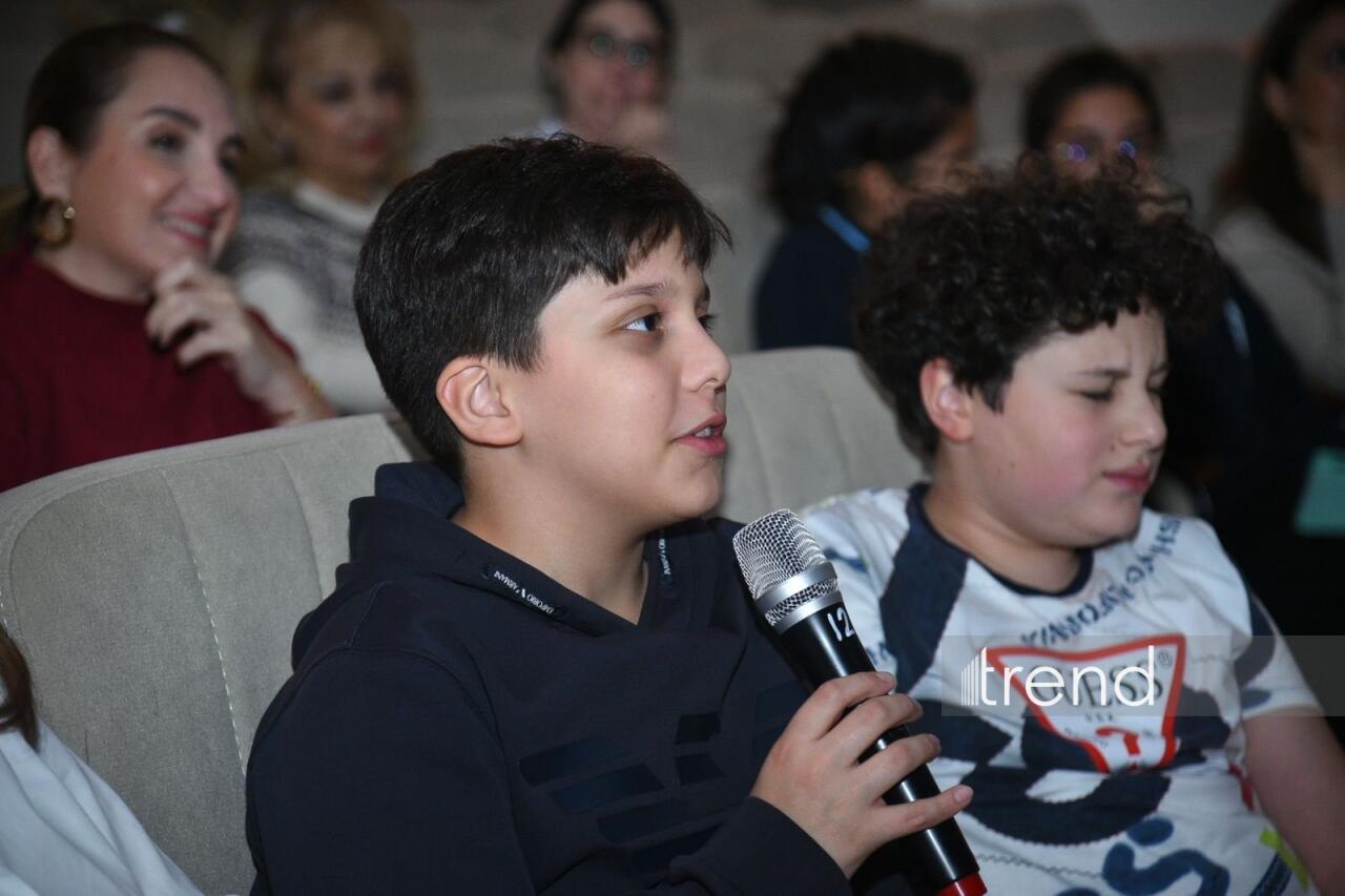 В Азербайджанской детской филармонии состоялась встреча "100 вопросов к эксперту" с Саидой Тагизаде