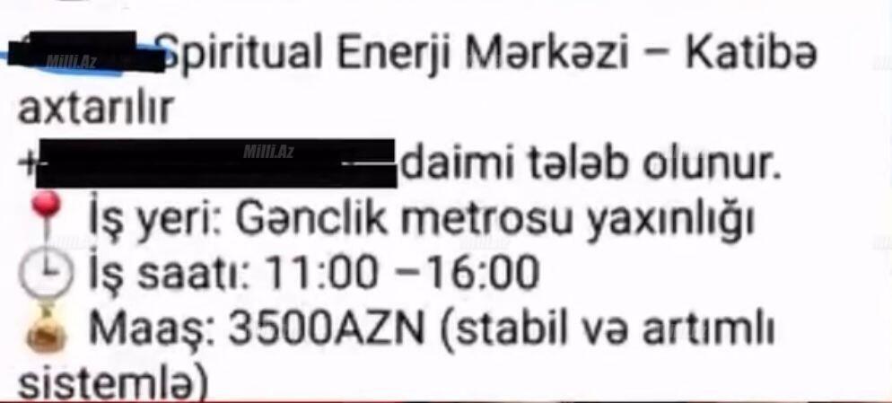 Ayaqüstə şəklini göndər, 3500 manat maaş verək