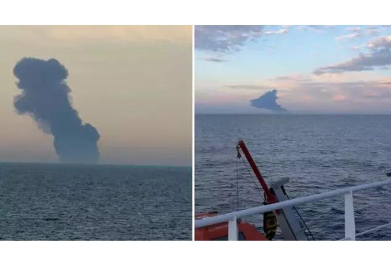 У берегов Турции загорелся танкер