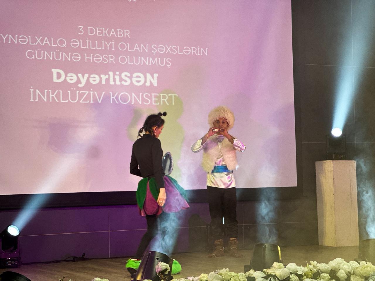 В Гянджинской государственной филармонии представлена инклюзивная концертная программа "DəyərliSƏN"
