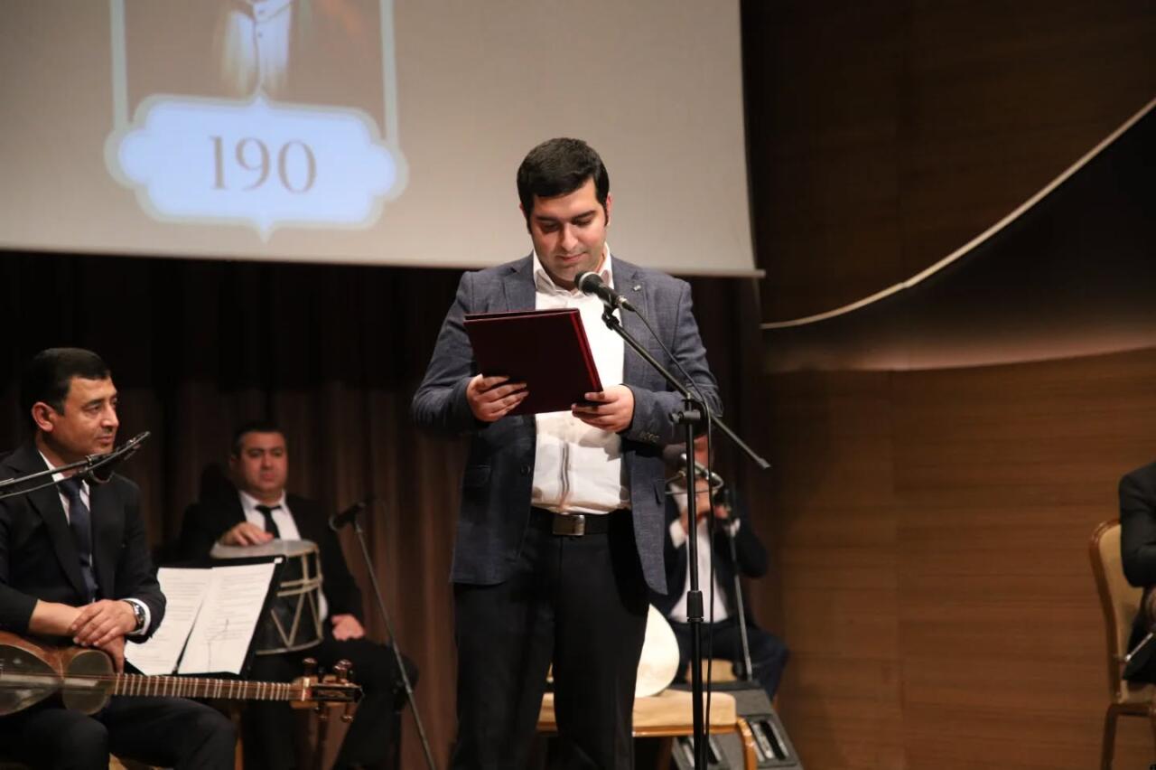 В Баку прошел литературно-художественный вечер, посвящённый 190-летию Сеида Азима Ширвани