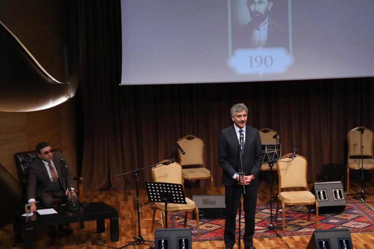 В Баку прошел литературно-художественный вечер, посвящённый 190-летию Сеида Азима Ширвани