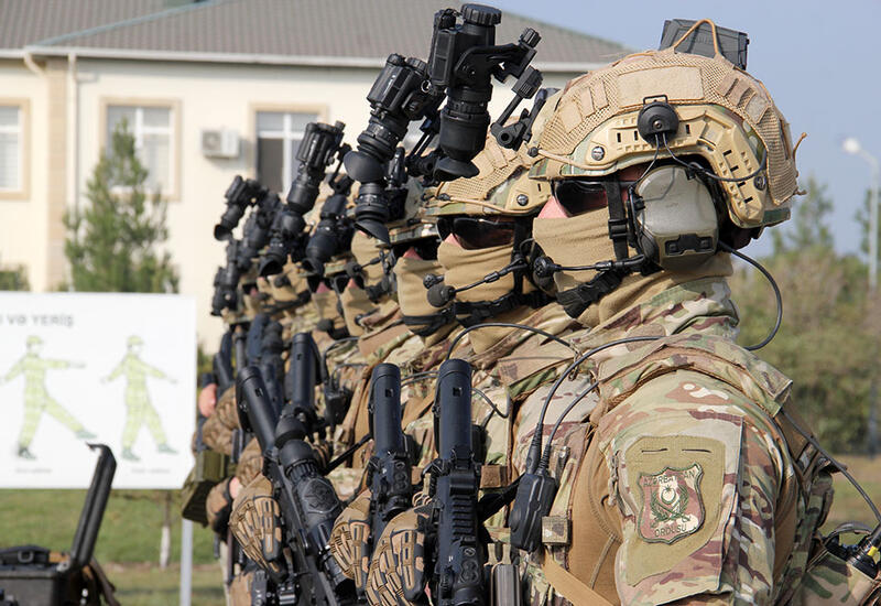 В воинской части Сил спецназа Азербайджана проведены сборы военнообязанных