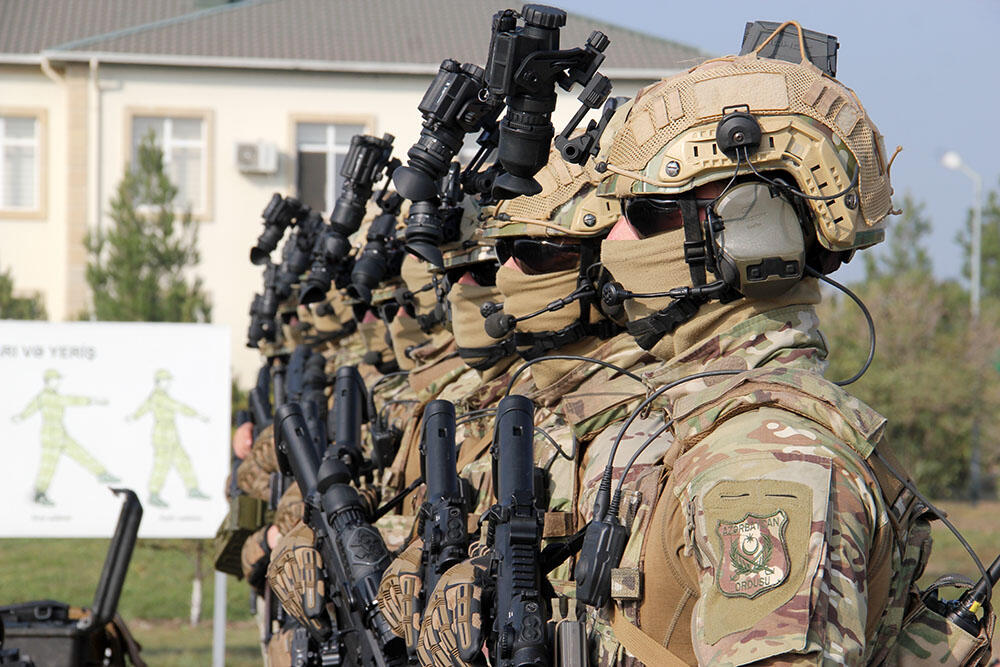 В воинской части Сил спецназа Азербайджана проведены сборы военнообязанных