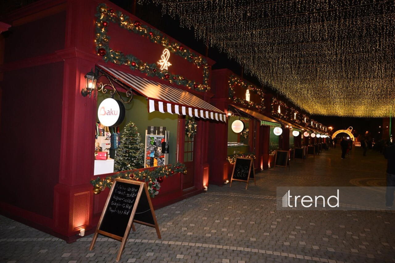 Bakı bulvarında Yeni il yarmarkasına xüsusi hazırlıq görüb, buz meydançası yaradılıb