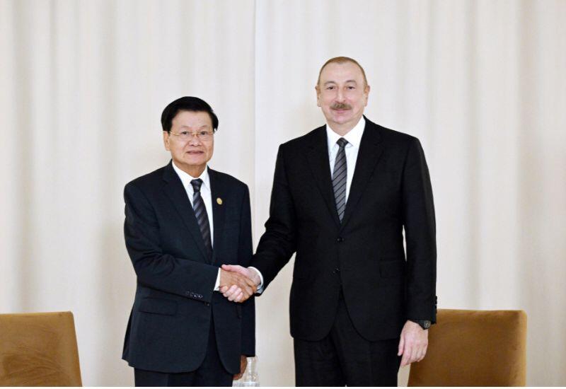 Prezident İlham Əliyev: Azərbaycan Laos ilə əməkdaşlığın yeni məzmunla zənginləşməsinə xüsusi önəm verir