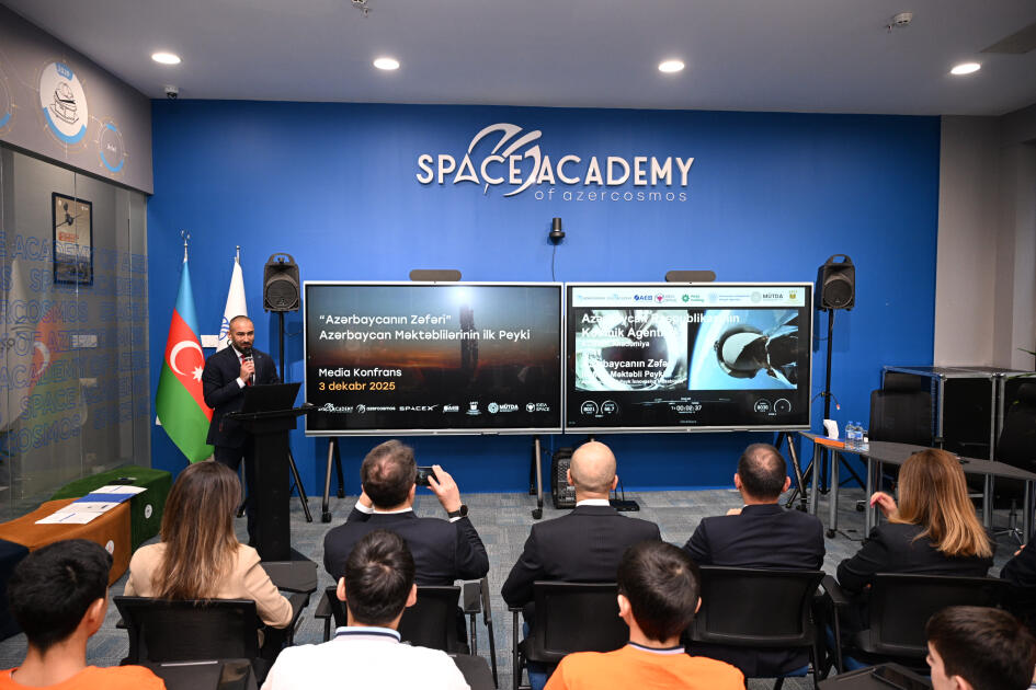 Спутник, созданный азербайджанскими школьниками, отправлен в космос