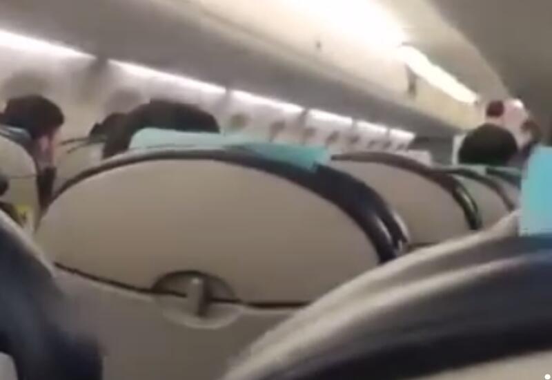 Новые кадры из сбитого самолета AZAL