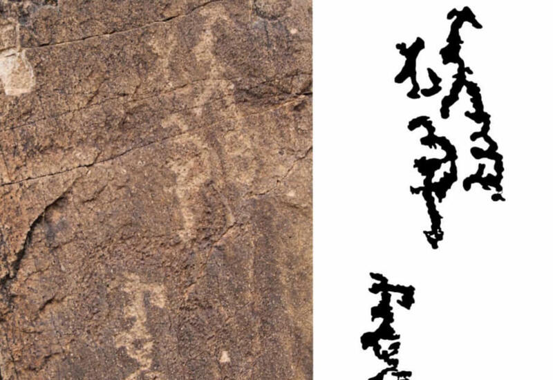 В Кыргызстане обнаружили наскальные рисунки с тысячелетними надписями