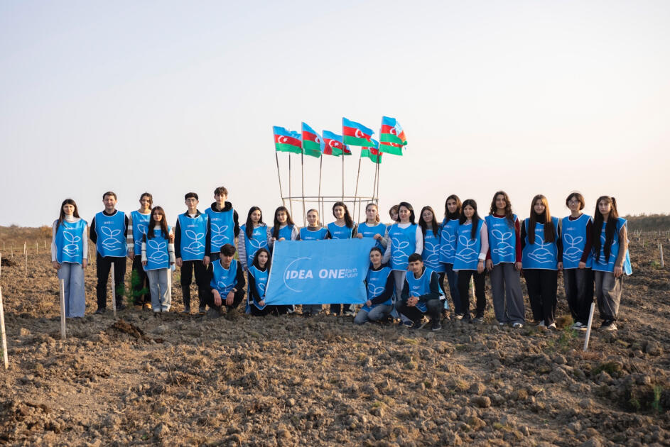IDEA организовала очередные акции по посадке деревьев в Хачмазе и Шабране