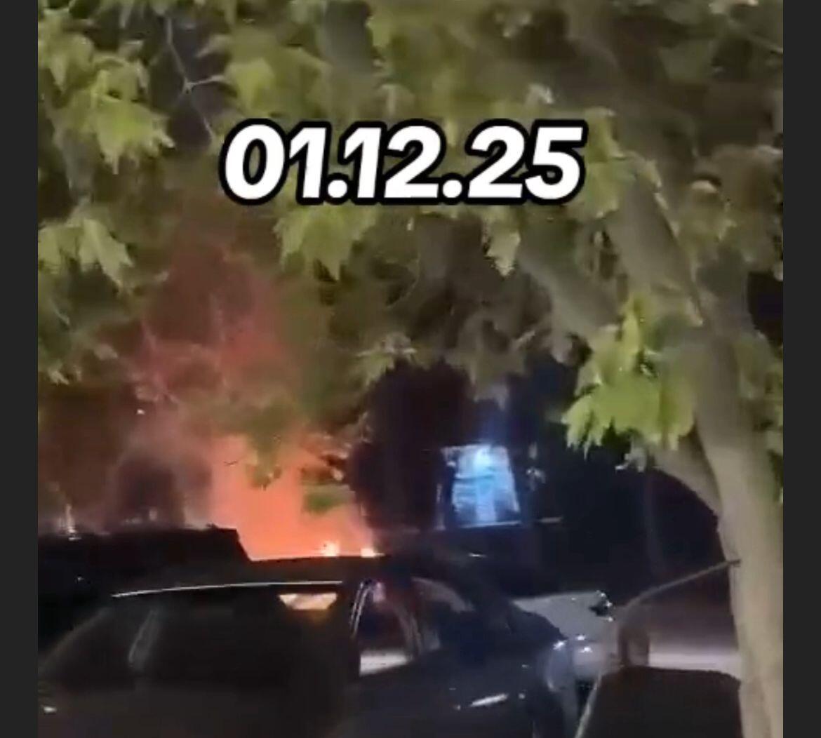 Bakıda müştəri hesabı ödəmədi, ofisiant maşınını yandırdı