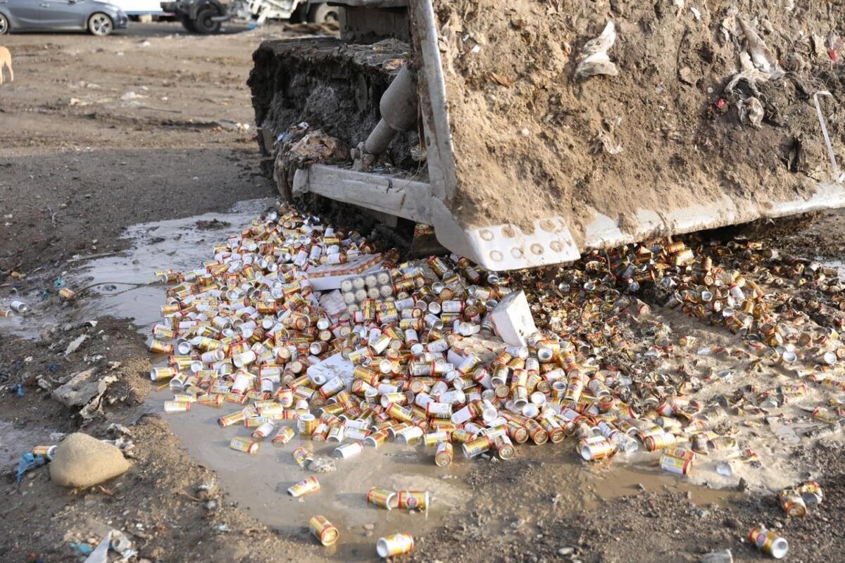 Azərbaycanda minlərlə "Nitro Max" məhv edildi - Tərkibində görün nə tapıldı