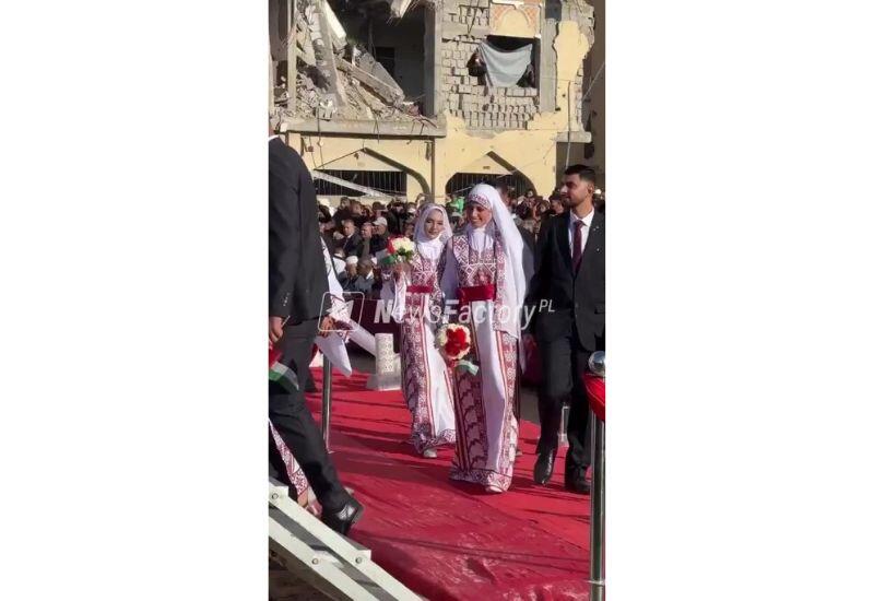 Массовая свадьба прошла в секторе Газа