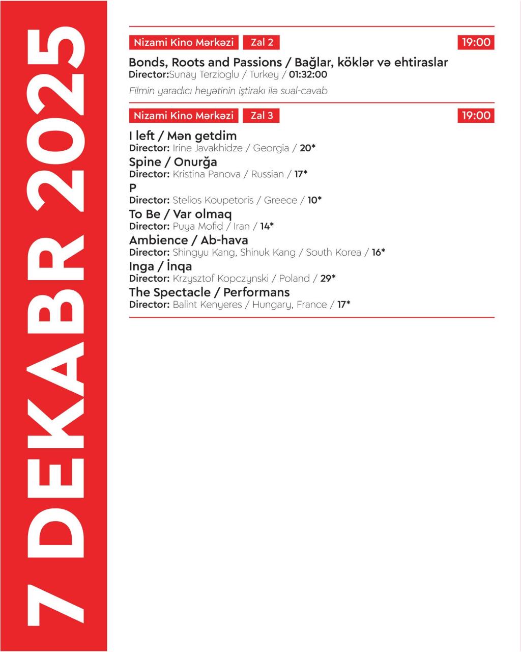 В Баку стартует 16-й Международный кинофестиваль: 34 страны, 78 фильмов