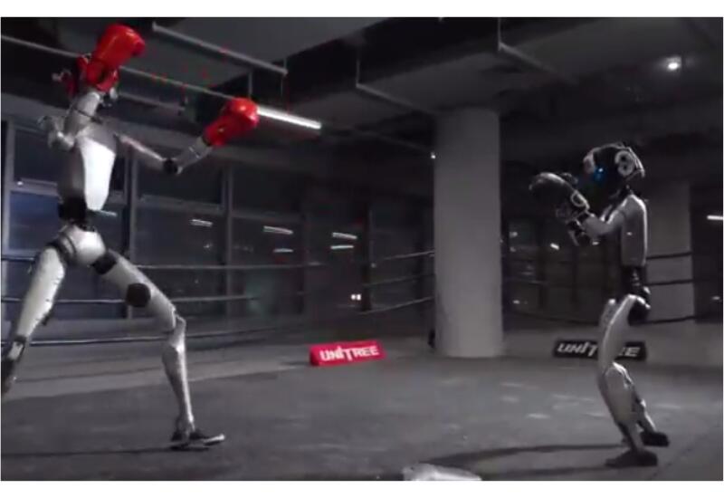 В Китае показали бой роботов