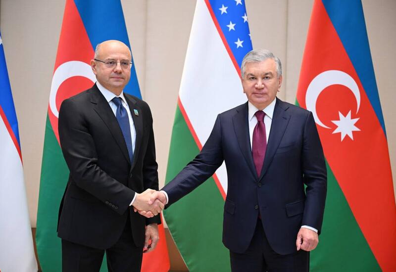 Şavkat Mirziyoyev Pərviz Şahbazovu qəbul edib