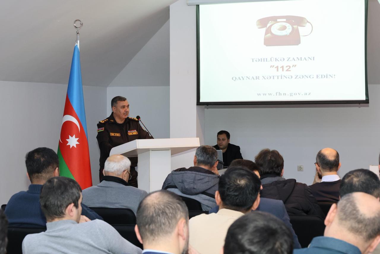 İçərişəhərdə simulyasiyalı təxliyə təlimi keçirilib