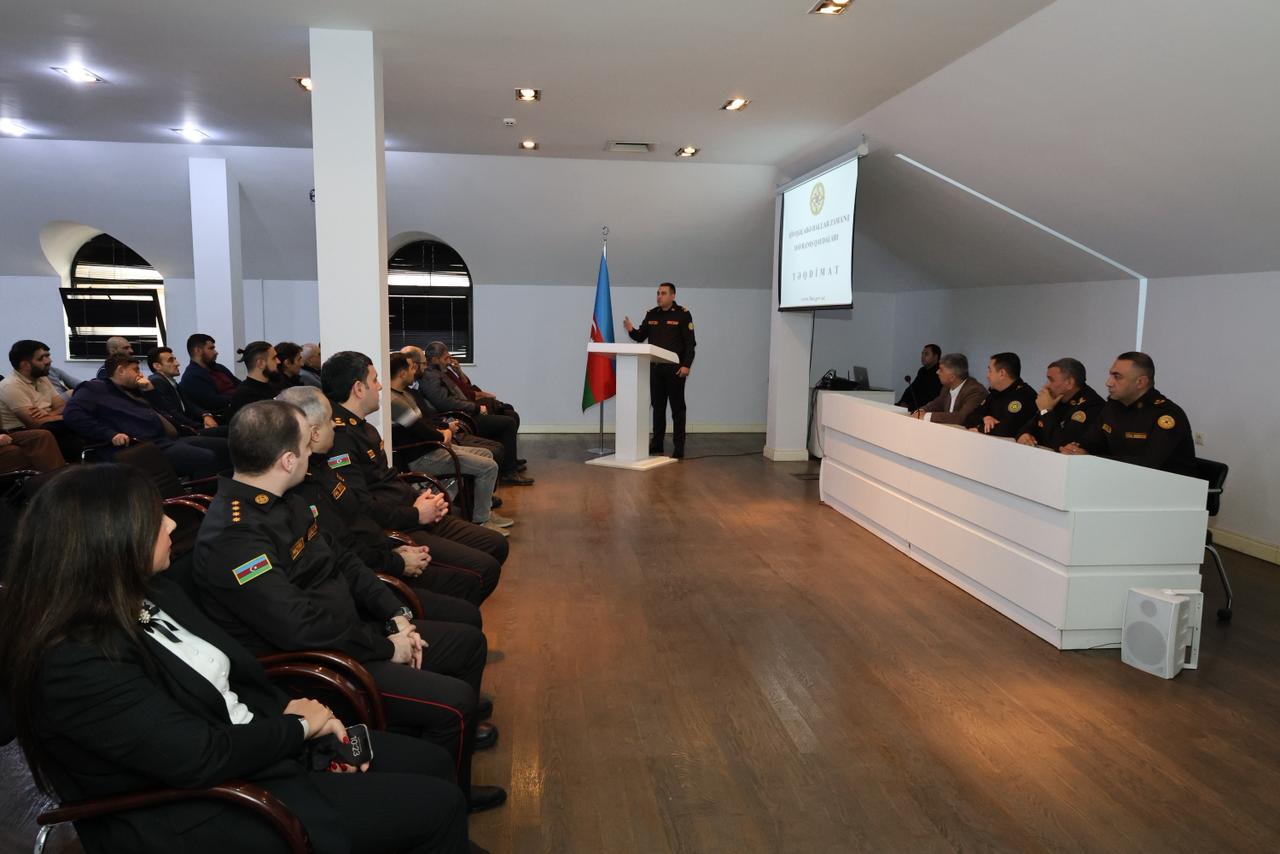 İçərişəhərdə simulyasiyalı təxliyə təlimi keçirilib