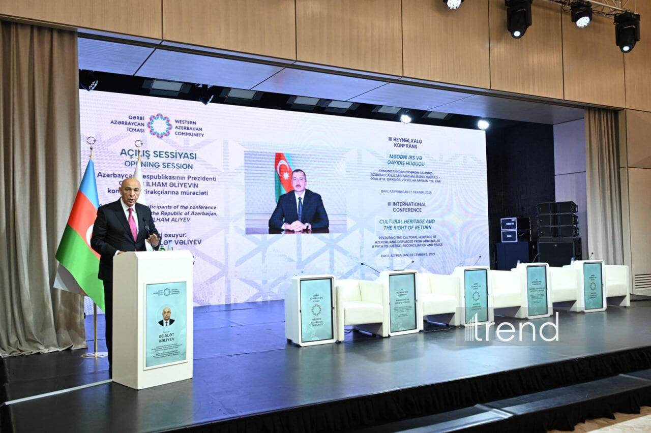 Bakıda “Mədəni irs və qayıdış hüququ” mövzusunda beynəlxalq konfrans keçirilib