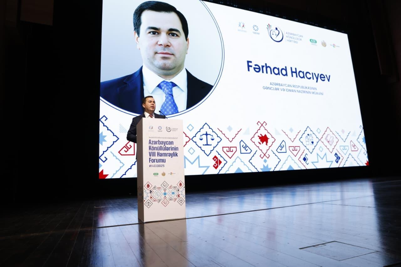 Azərbaycan Könüllülərinin VIII Həmrəylik Forumu baş tutub