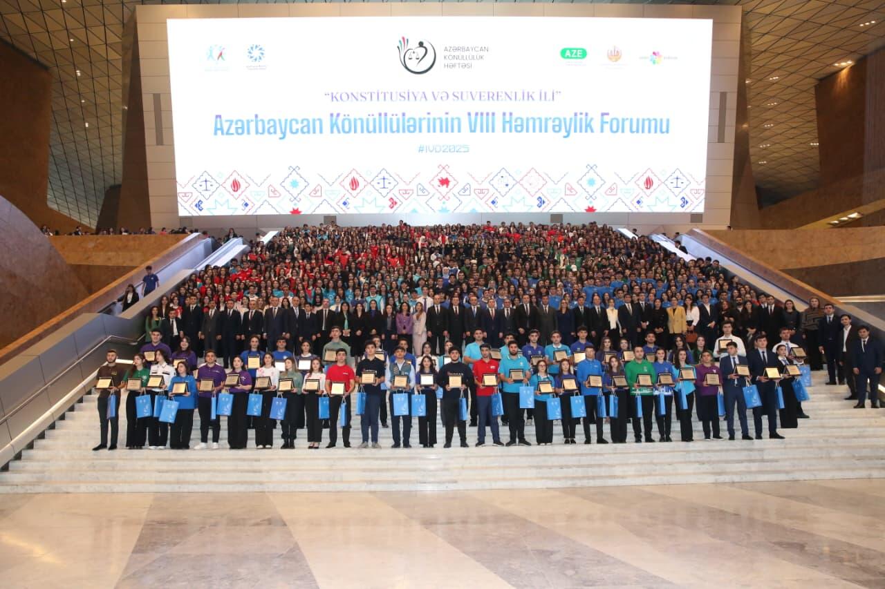 Azərbaycan Könüllülərinin VIII Həmrəylik Forumu baş tutub