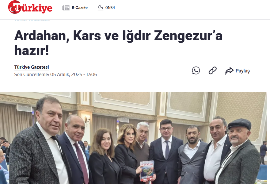 В приграничных провинциях Турции готовы к открытию Зангезурского коридора