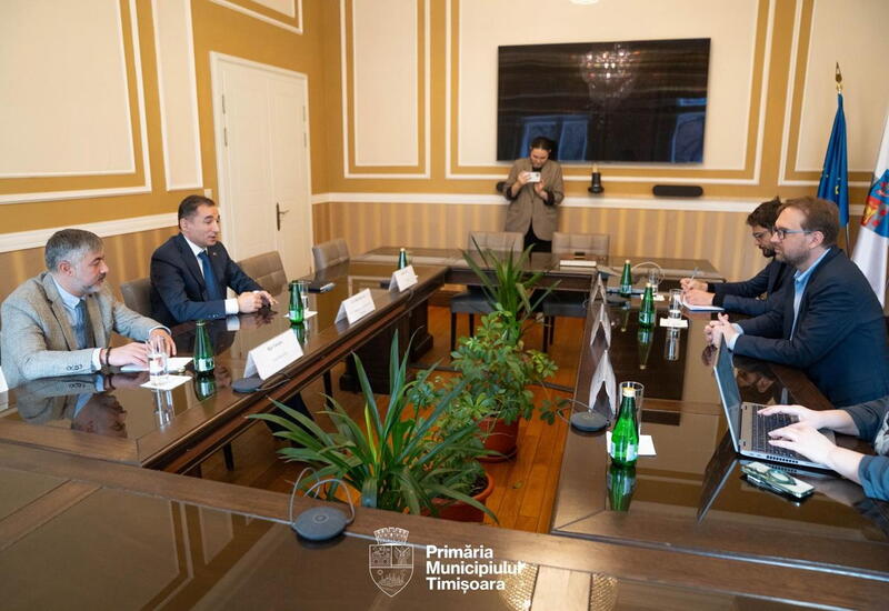 Səfir Qüdsi Osmanov Rumıniyanın Timişoara şəhərində görüşlər keçirib