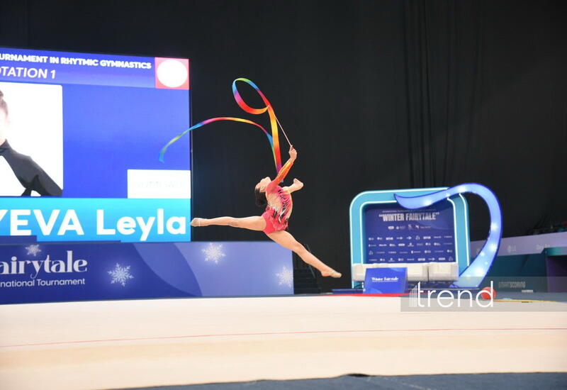 В Баку проходит международный турнир по художественной гимнастике "Winter Fairytale"