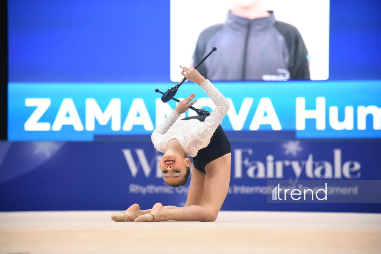 В Баку проходит международный турнир по художественной гимнастике "Winter Fairytale"