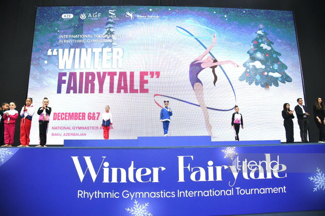 В Баку проходит международный турнир по художественной гимнастике "Winter Fairytale"