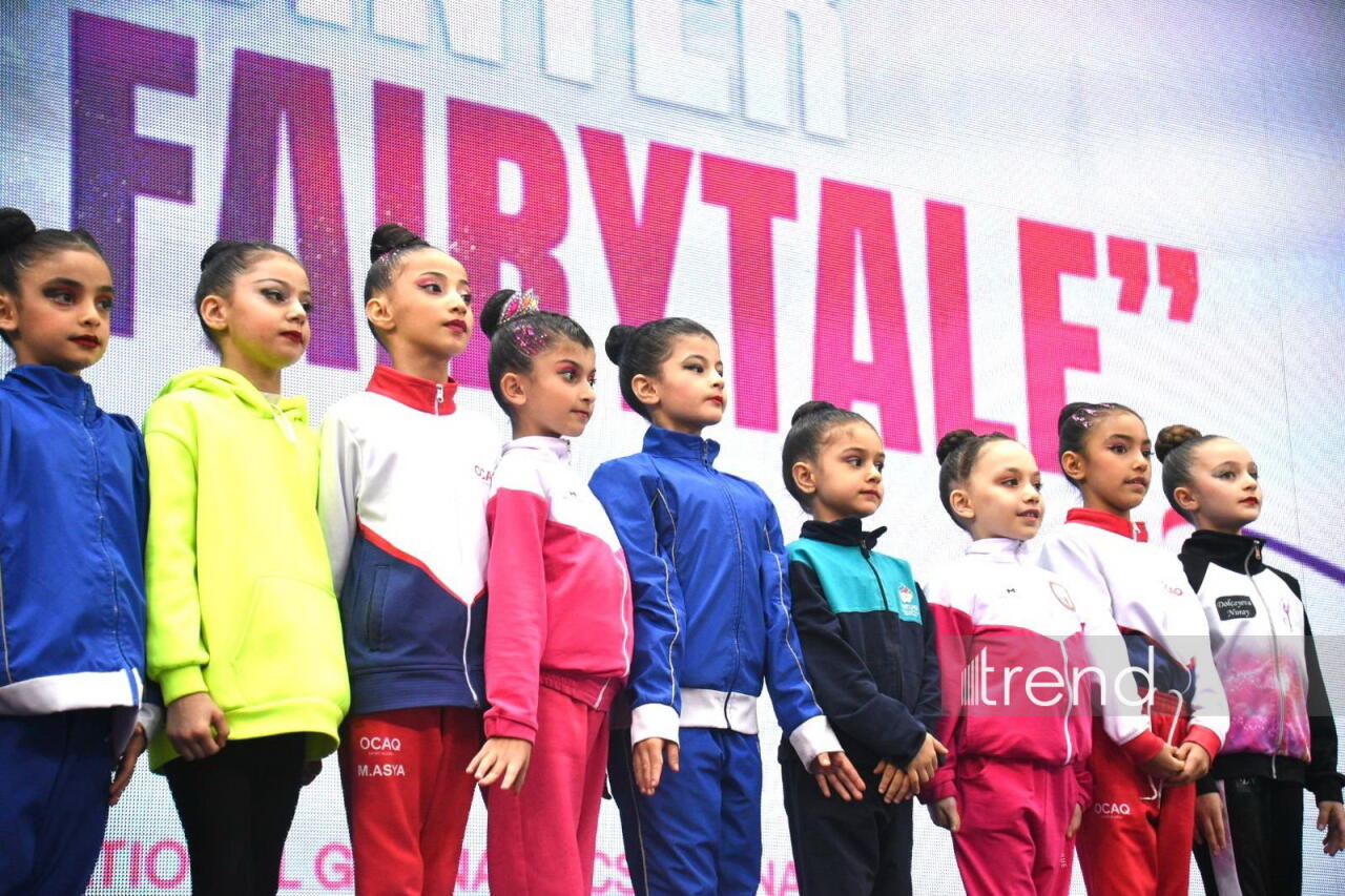 В Баку проходит международный турнир по художественной гимнастике "Winter Fairytale"