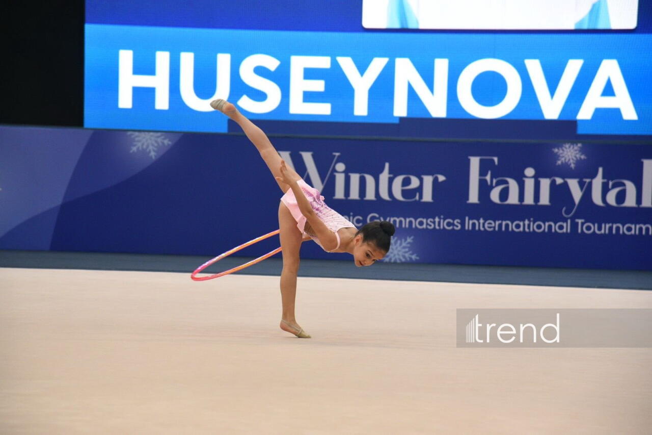 В Баку проходит международный турнир по художественной гимнастике "Winter Fairytale"
