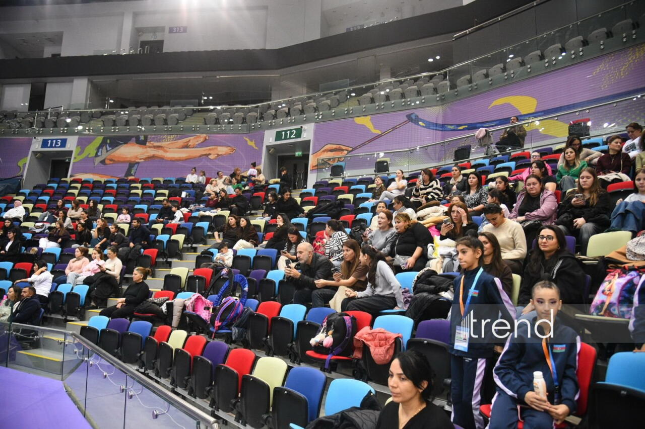 В Баку проходит международный турнир по художественной гимнастике "Winter Fairytale"