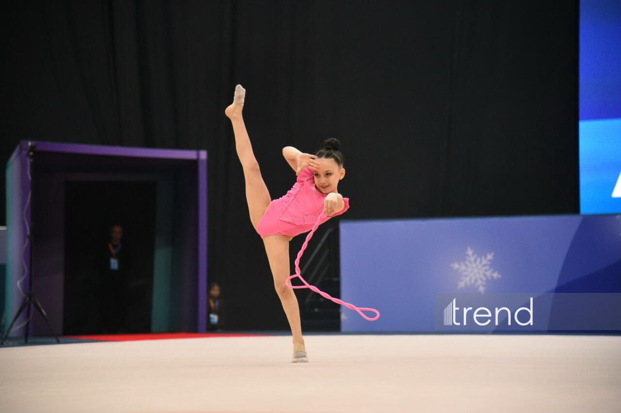 В Баку проходит международный турнир по художественной гимнастике "Winter Fairytale"