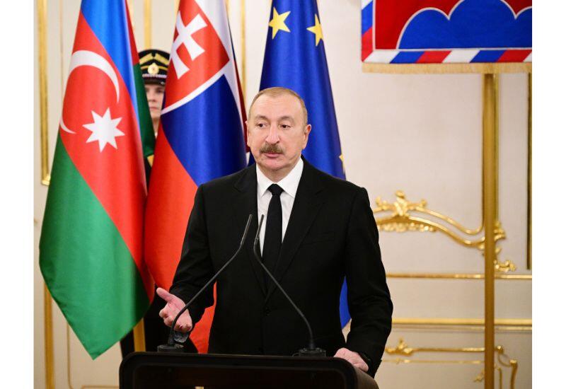 Prezident İlham Əliyev: Bağlantılar və nəqliyyat sahəsinə əlavə vəsait qoyaraq imkanlarımızı genişləndirəcəyik