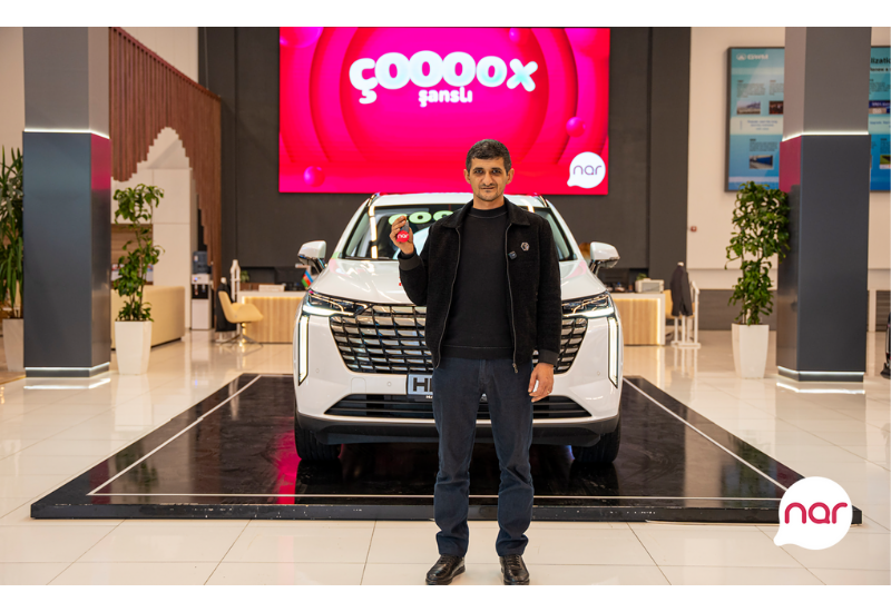 6-й автомобиль лотереи «Çoox Şanslı» от «Nar» нашёл своего владельца!