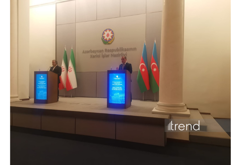 В Баку состоялась пресс-конференция министров иностранных дел Азербайджана и Ирана