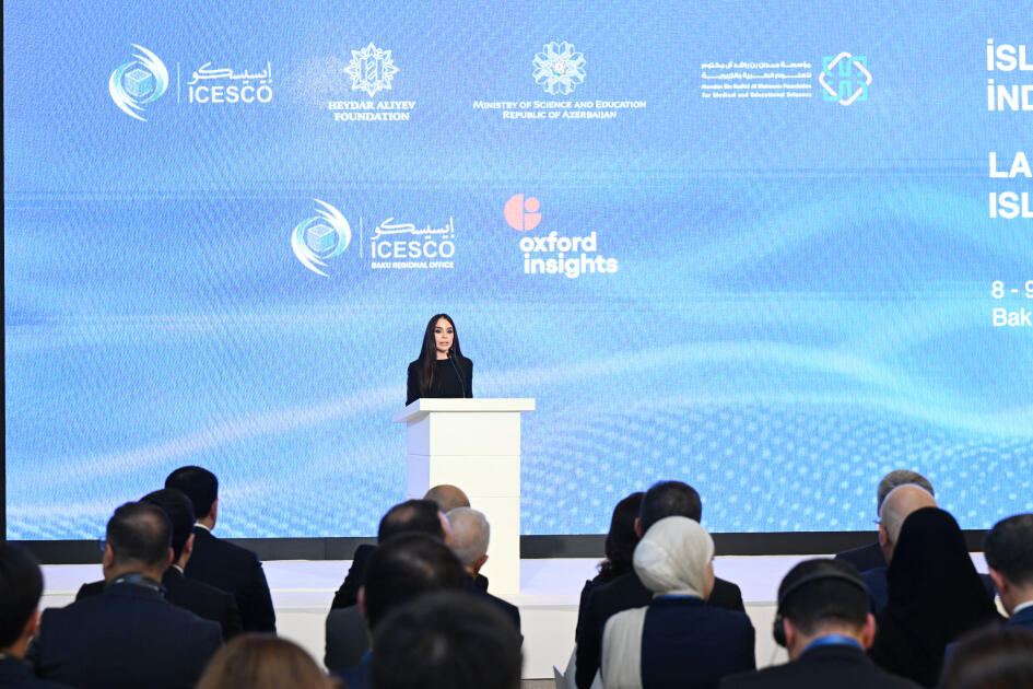 Heydər Əliyev Fondunun vitse-prezidenti Leyla Əliyeva “İslam dünyasında süni intellekt indeksinin təqdimatı” beynəlxalq konfransında iştirak edib