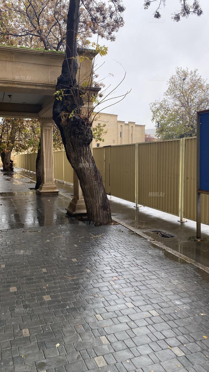 В Сабаильском районе Баку ограничен доступ к крупной парковке