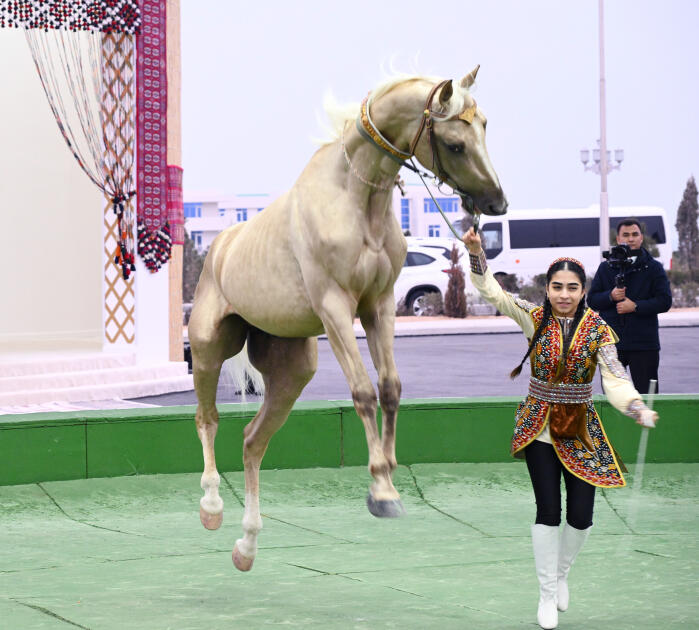 Вице-президент Фонда Гейдара Алиева Лейла Алиева приняла участие в выставке, посвященной национальной кухне Туркменистана