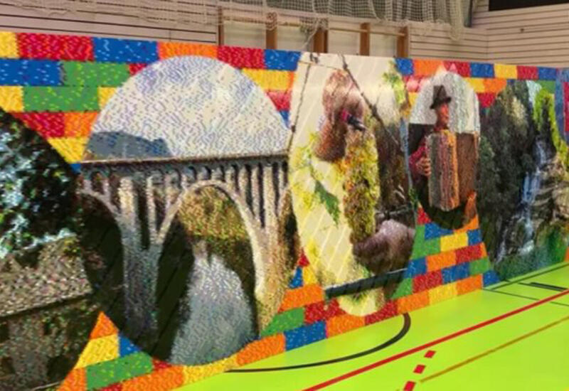 В Швейцарии собрали самую большую в мире фреску