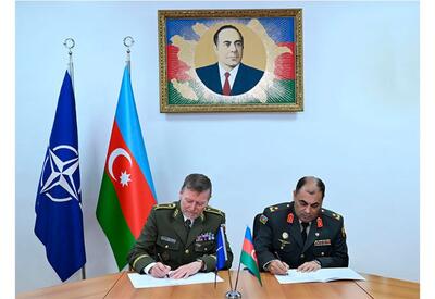 Минобороны Азербайджана и НАТО подписали протокол в рамках партнерства