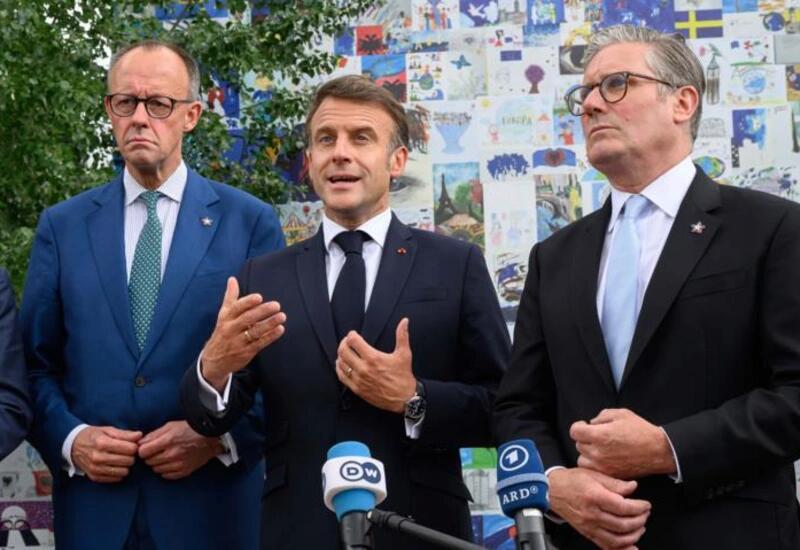 Макрон, Стармер и Мерц обсудили с Трампом ситуацию в Украине