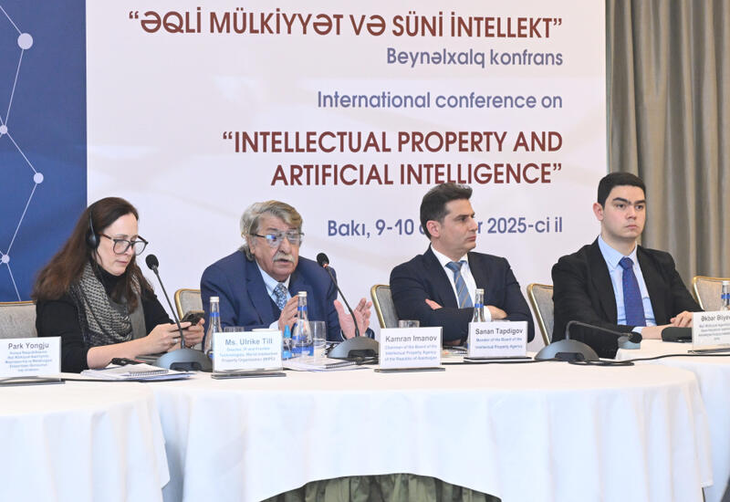 “Əqli mülkiyyət və süni intellekt” mövzusunda beynəlxalq konfransın ikinci günü müzakirələrlə davam edib