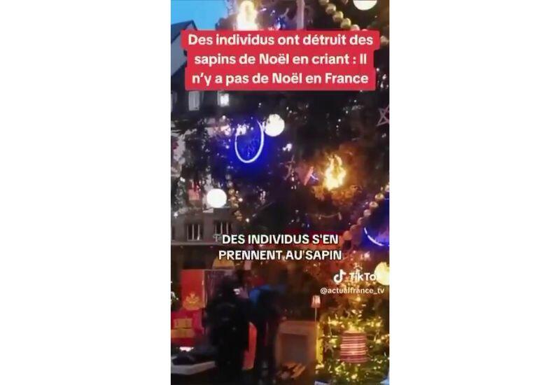 Борьба с символами Рождества и новогодних праздников во Франции