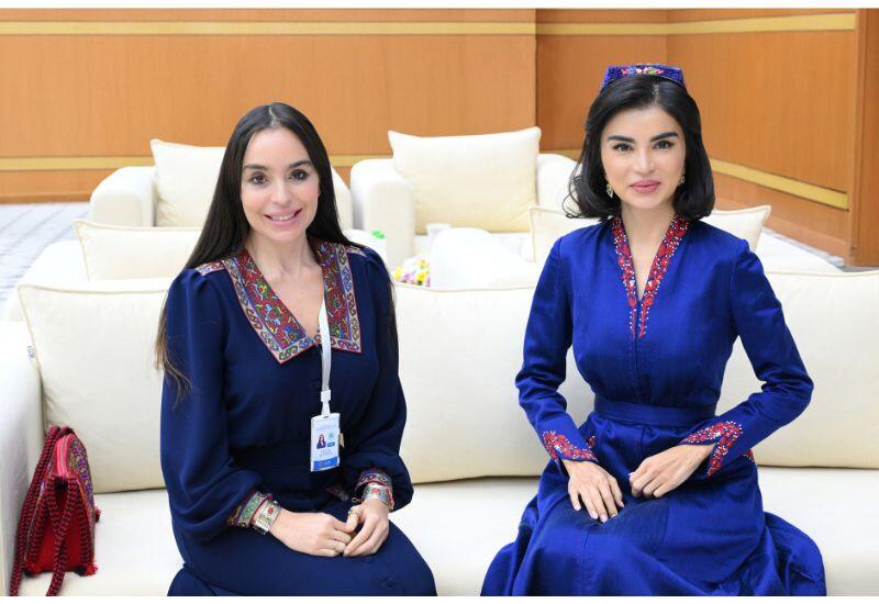 Вице-президент Фонда Гейдара Алиева Лейла Алиева встретилась с руководителем Администрации Президента Республики Узбекистан