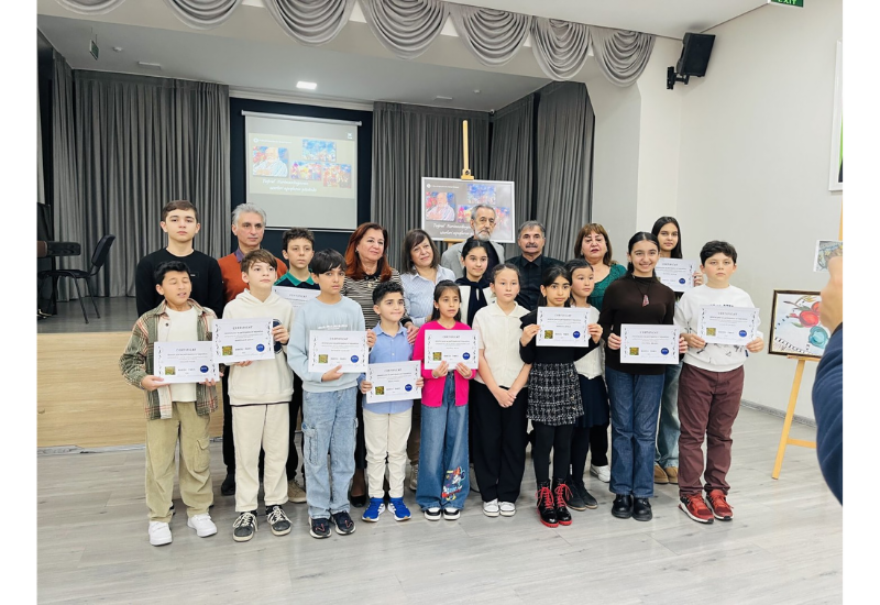 Творчество Тогрула Нариманбекова глазами детей - в Баку прибыла дочь художника